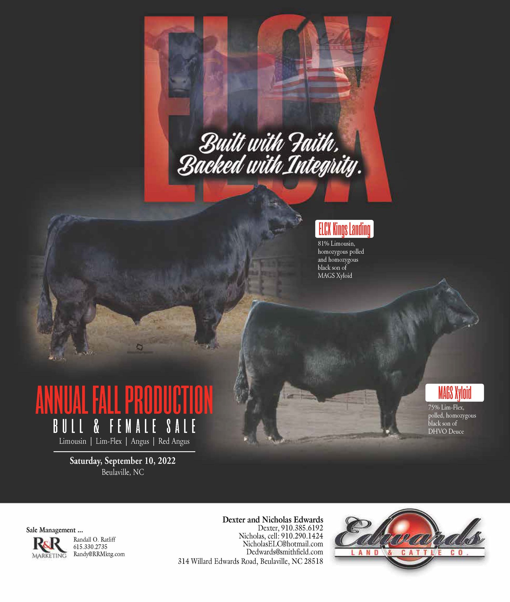 Edwards Land & Cattle Co Annual Fall Sale 9.10.2022