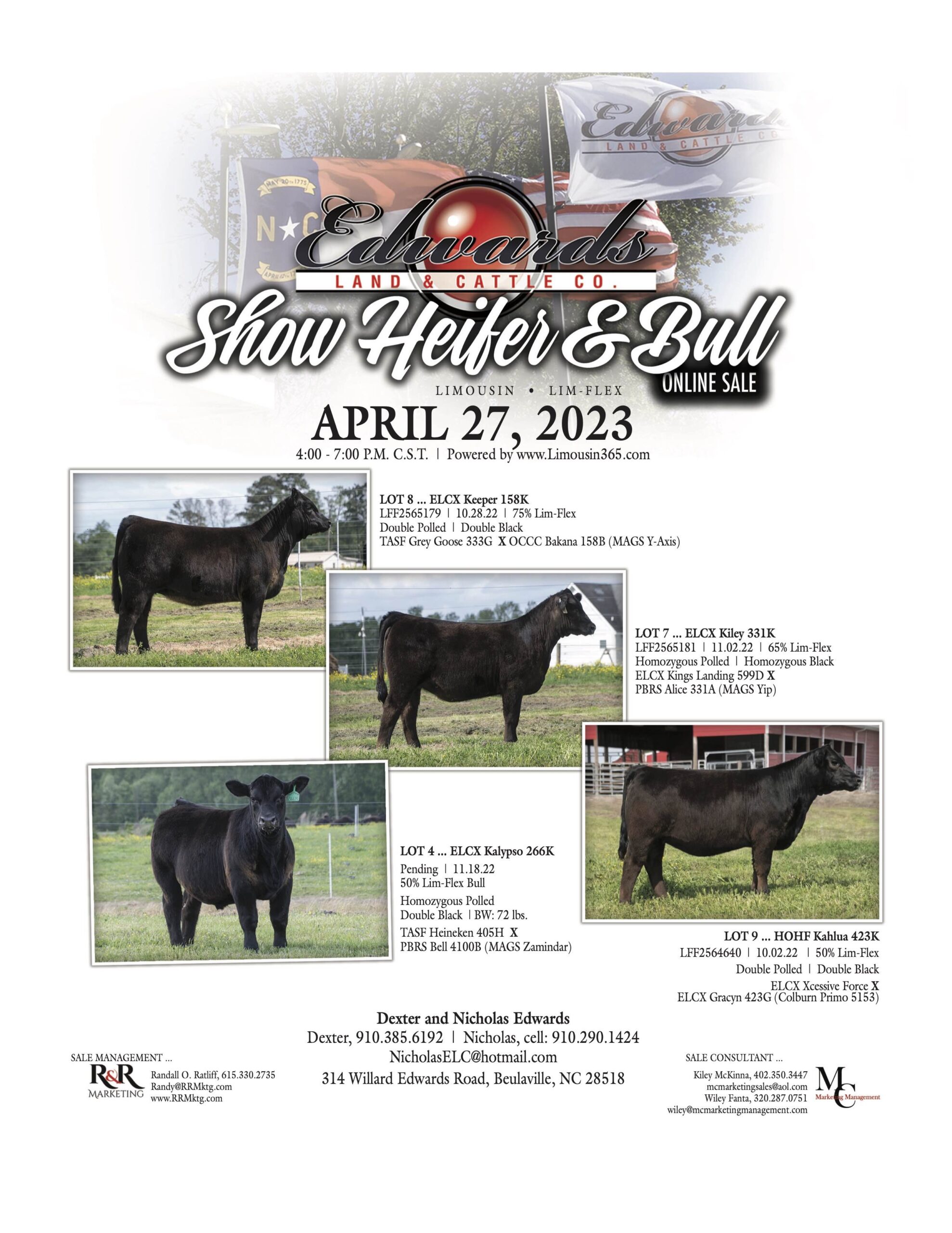 ELCX Show Heifer & Bull Online Sale